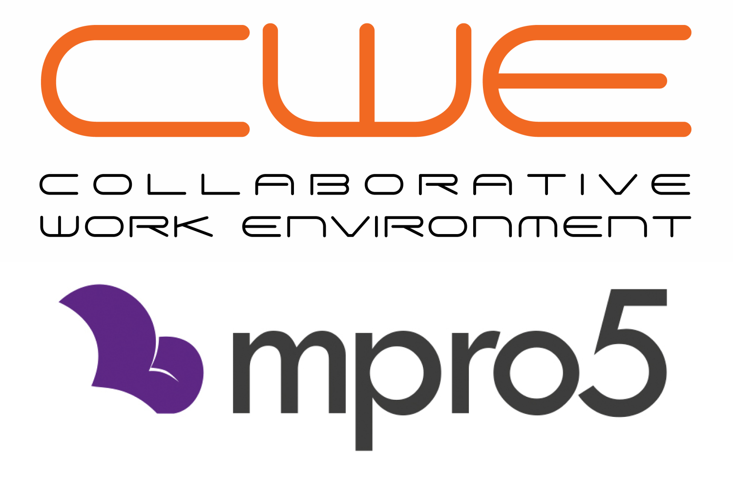 CWE mpro5 logos